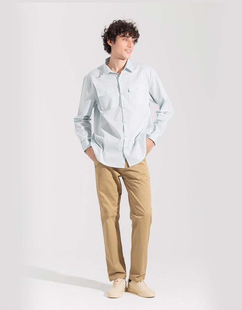 MEN'S FULL SLEEVES FLAP POCKET SHIRT